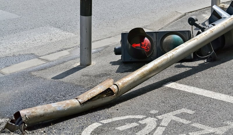 How to Avoid & Address Traffic Signal Knockdowns